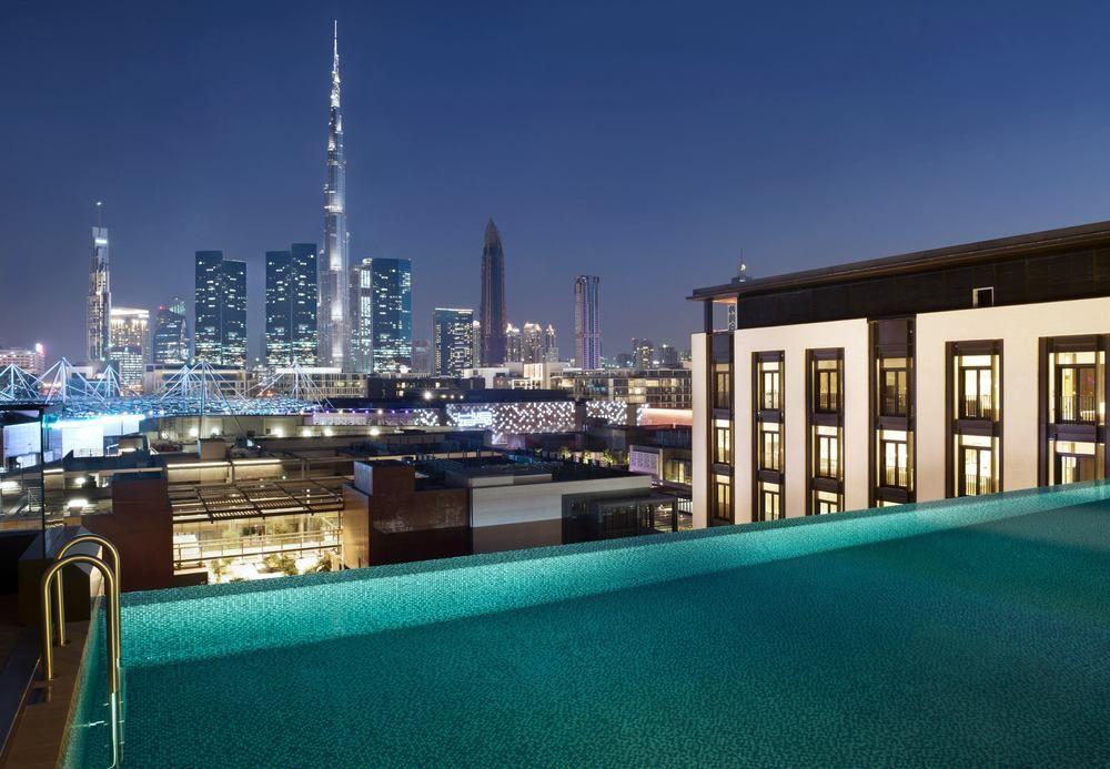 La Ville Hotel & Suites City Walk Dubai, Autograph Collection Exterior foto View from the rooftop